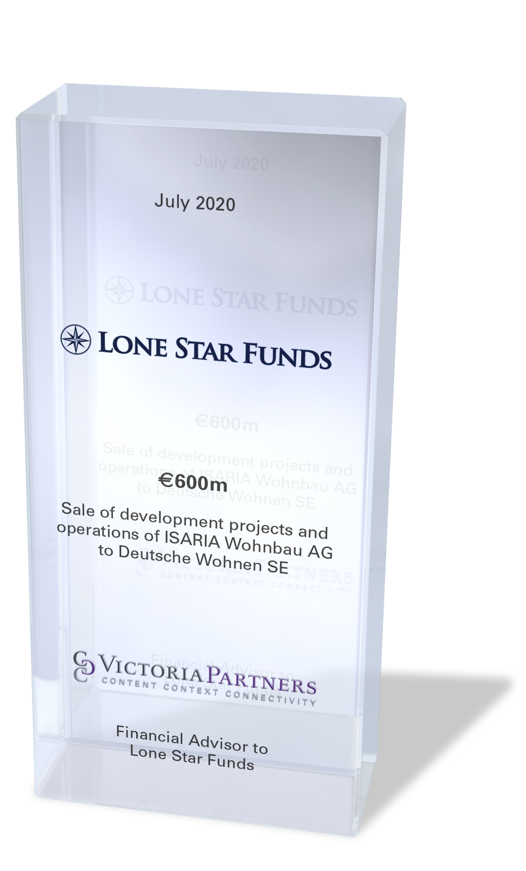 VICTORIAPARTNERS - Financial Advisor to Lone Star Funds - July 2020