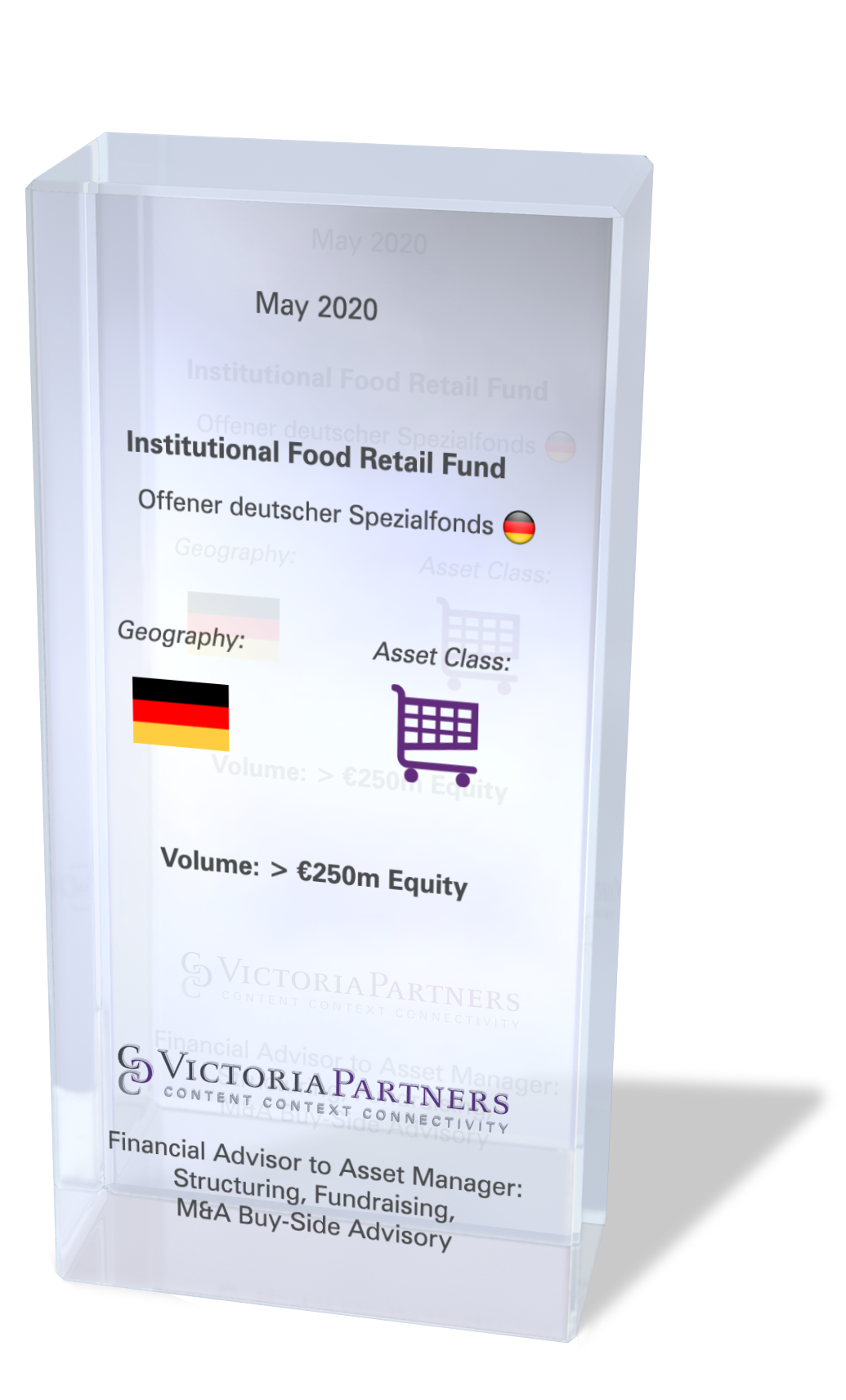 VICTORIAPARTNERS - Financial Advisor to Asset Manager: Structuring, Fundraising, M&A Buy-Side Advisory in Deutschland- May 2020